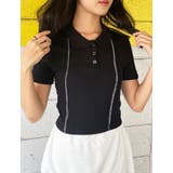 スリムフィットリブ半袖tシャツ クロップド丈 レディース | VIVID LADY | 詳細画像20