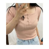 ピンク | トップス夏 tシャツ レディース | VIVID LADY