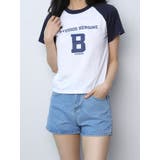 ロゴ入れtシャツ半袖 トップス夏 ロゴt | VIVID LADY | 詳細画像16 