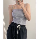 ストライプ柄キャミソールtシャツ レディース クロップド丈 | VIVID LADY | 詳細画像15