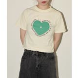クリーム | 半袖tシャツ カットソー ショートtシャツ | VIVID LADY