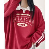 ラグランルーズロンT カラー付き オーバーサイズ | VIVID LADY | 詳細画像22 