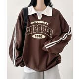 ラグランルーズロンT カラー付き オーバーサイズ | VIVID LADY | 詳細画像27 