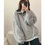 バイカラー オーバーサイズ Tシャツ 2way 長袖 | VIVID LADY | 詳細画像20