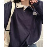 バイカラー オーバーサイズ Tシャツ 2way 長袖 | VIVID LADY | 詳細画像23
