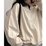バイカラー オーバーサイズ Tシャツ 2way 長袖 | VIVID LADY | 詳細画像17