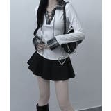 レース編みチェック配色シャツカットソー | VIVID LADY | 詳細画像5