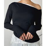 レース レイヤード風 オフショルダー Tシャツ 長袖 | VIVID LADY | 詳細画像14