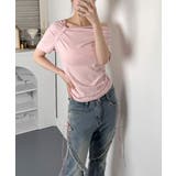 ドレープ 半袖 Tシャツ | VIVID LADY | 詳細画像18