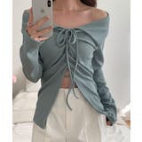レースアップ リブTシャツ バレエコア | VIVID LADY | 詳細画像7