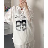 ホワイト | ナンバリング シャイニー ホッケーTシャツ | VIVID LADY