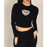 ブラック | スリムフィット tシャツ カットソー | VIVID LADY