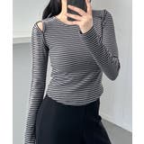 オープンショルダー Tシャツ 肩出しTシャツ | VIVID LADY | 詳細画像17