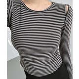 オープンショルダー Tシャツ 肩出しTシャツ | VIVID LADY | 詳細画像18