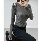 オープンショルダー Tシャツ 肩出しTシャツ | VIVID LADY | 詳細画像21