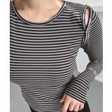 オープンショルダー Tシャツ 肩出しTシャツ | VIVID LADY | 詳細画像9