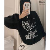 厚み感が薄く半袖とレイヤードして楽しんでもいいクルーネックトレーナー トップス | VIVID LADY | 詳細画像9