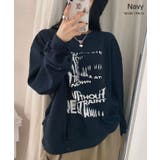 厚み感が薄く半袖とレイヤードして楽しんでもいいクルーネックトレーナー トップス | VIVID LADY | 詳細画像14