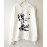 厚み感が薄く半袖とレイヤードして楽しんでもいいクルーネックトレーナー トップス | VIVID LADY | 詳細画像2