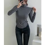 裏起毛 暖かい タートルネックtシャツ | VIVID LADY | 詳細画像14