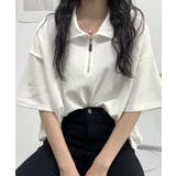 襟アノラックジッパー半袖Tシャツ レディース 夏 | VIVID LADY | 詳細画像9