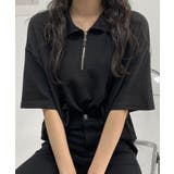 襟アノラックジッパー半袖Tシャツ レディース 夏 | VIVID LADY | 詳細画像19