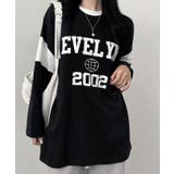 オーバーサイズトップス ロゴ入りスウェットシャツ レディース | VIVID LADY | 詳細画像14
