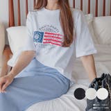 プリントロゴ半袖Tシャツ レディース 夏 | VIVID LADY | 詳細画像1