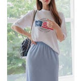 プリントロゴ半袖Tシャツ レディース 夏 | VIVID LADY | 詳細画像20