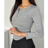 グレー | 裏起毛 ロングtシャツ ロンt | VIVID LADY