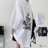 前後ロゴ入り半袖Tシャツ レディース 夏 | VIVID LADY | 詳細画像1 
