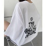 前後ロゴ入り半袖Tシャツ レディース 夏 | VIVID LADY | 詳細画像9 