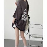 前後ロゴ入り半袖Tシャツ レディース 夏 | VIVID LADY | 詳細画像14 