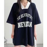 ロゴ入りⅤネックtシャツ レディース 配色 | VIVID LADY | 詳細画像17