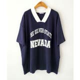ロゴ入りⅤネックtシャツ レディース 配色 | VIVID LADY | 詳細画像6
