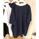 ロゴ入りⅤネックtシャツ レディース 配色 | VIVID LADY | 詳細画像7