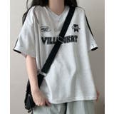ロゴ入りⅤネックtシャツ レディース ブロークコア | VIVID LADY | 詳細画像8