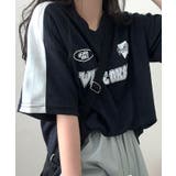 ロゴ入りⅤネックtシャツ レディース ブロークコア | VIVID LADY | 詳細画像12