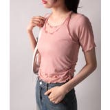 メロウホルターネックレイヤード風リブTシャツ | VIVID LADY | 詳細画像11
