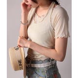メロウホルターネックレイヤード風リブTシャツ | VIVID LADY | 詳細画像23