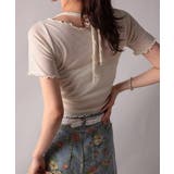 メロウホルターネックレイヤード風リブTシャツ | VIVID LADY | 詳細画像26