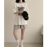 フロントプリント ボクシー 半袖Tシャツ | VIVID LADY | 詳細画像6 