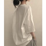 ハート文字プリント ボクシー 半袖Tシャツ | VIVID LADY | 詳細画像4