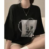 ハート文字プリント ボクシー 半袖Tシャツ | VIVID LADY | 詳細画像6