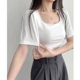 ショルダーギャザー 半袖Tシャツ | VIVID LADY | 詳細画像3 