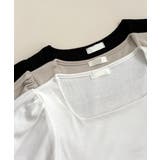 ショルダーギャザー 半袖Tシャツ | VIVID LADY | 詳細画像18 