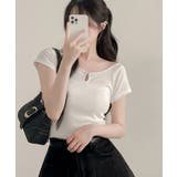 パール ショート丈 半袖Tシャツ | VIVID LADY | 詳細画像7