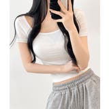 バックスリット コンパクトTシャツ | VIVID LADY | 詳細画像2
