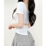 バックスリット コンパクトTシャツ | VIVID LADY | 詳細画像9