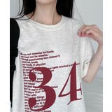 オーバーサイズ ナンバリングTシャツ | VIVID LADY | 詳細画像10